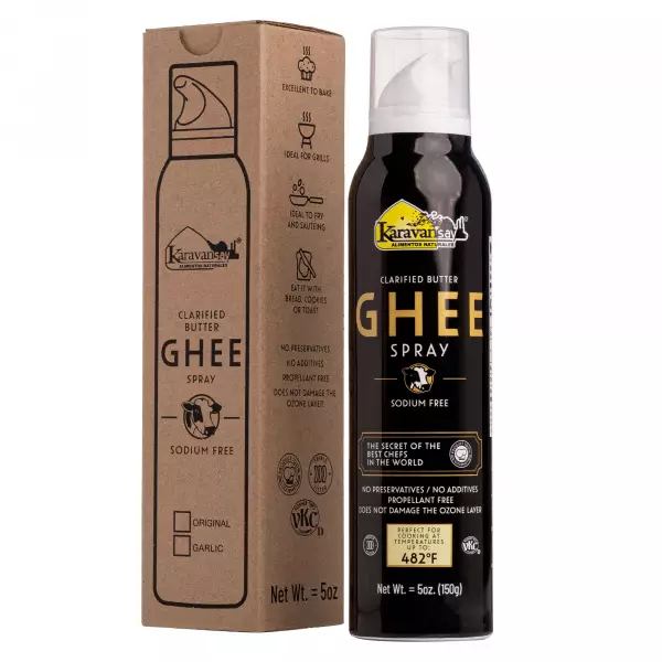 Karavansay Alimentos Naturales | Ghee Spray Original | 5 oz E.