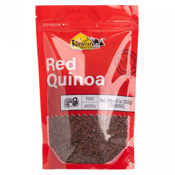 Karavansay Alimentos Naturales | Red Quinoa | 12 oz E.