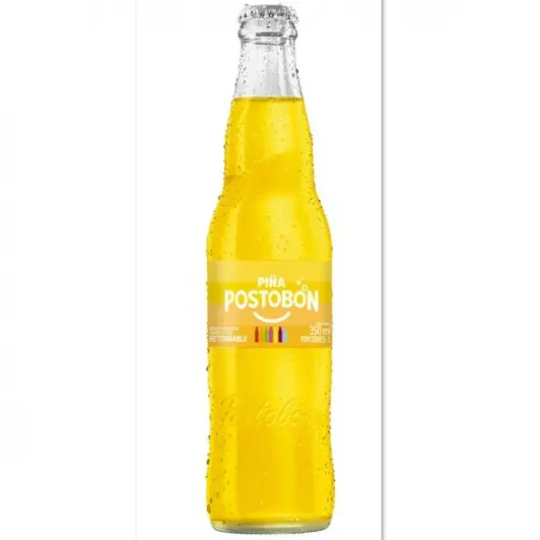 Postobon | Pina Soda (Bottle)  | 24/10.14 Oz E.
