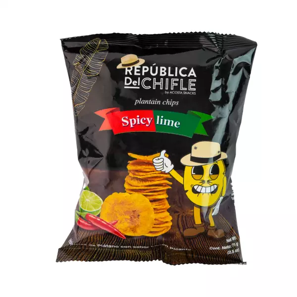 Republica del Chifle | Green plantain flakes with spicy lemon flavor E