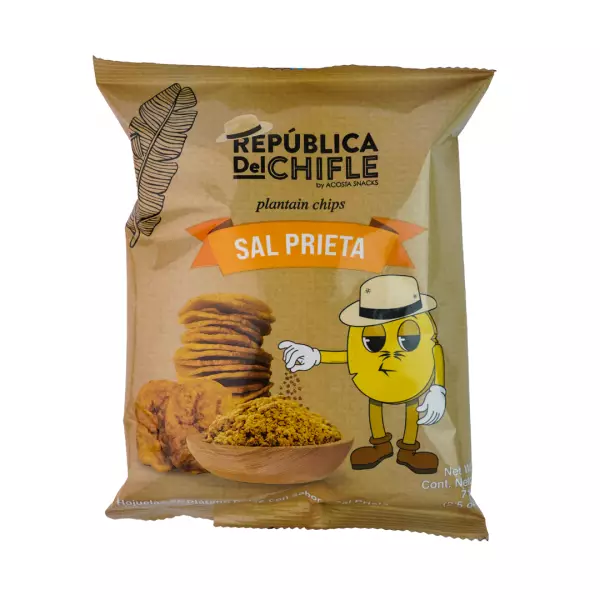 Republica del Chifle | Sweet plantain chips with Sal Prieta flavor | 2.5 oz E