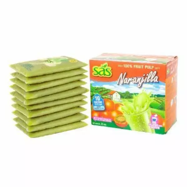 SAS | Pasteurized Lulo Fruit Pulp | 35 oz (1.000gr) E.