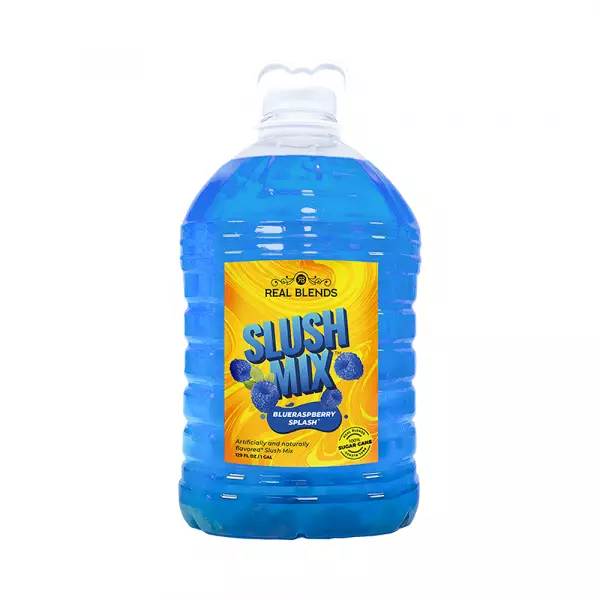 Slushie Mix | Blue Raspberry Splash | 128 fl oz