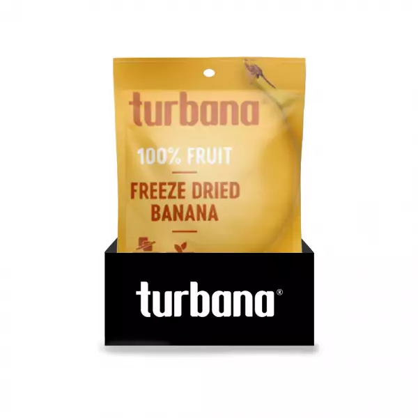 Turbana | Freeze dried banana | 6 pack 2.52 oz E.