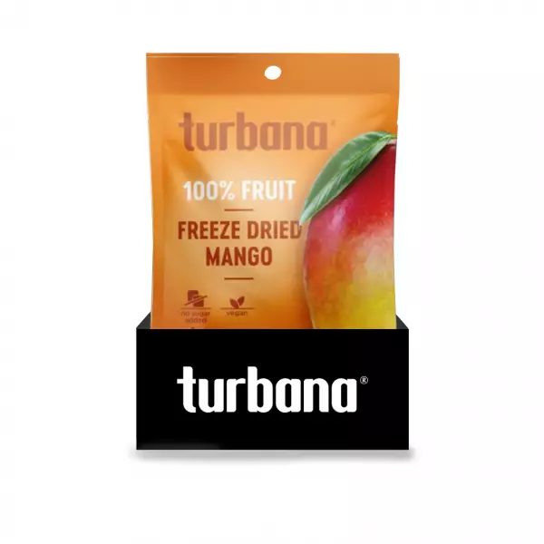 Turbana | Freeze dried mango | 6 pack 2.52 oz E.