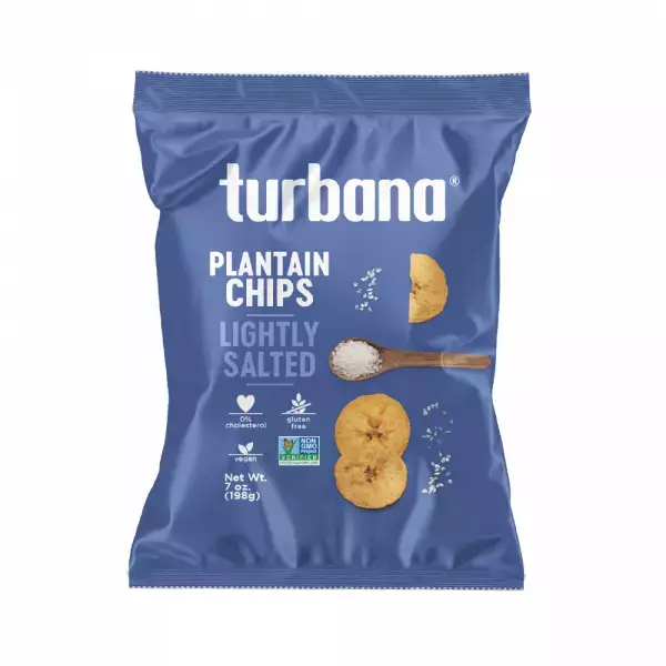 Turbana | Lightly Salted Plantain Chips | X7 oz E.