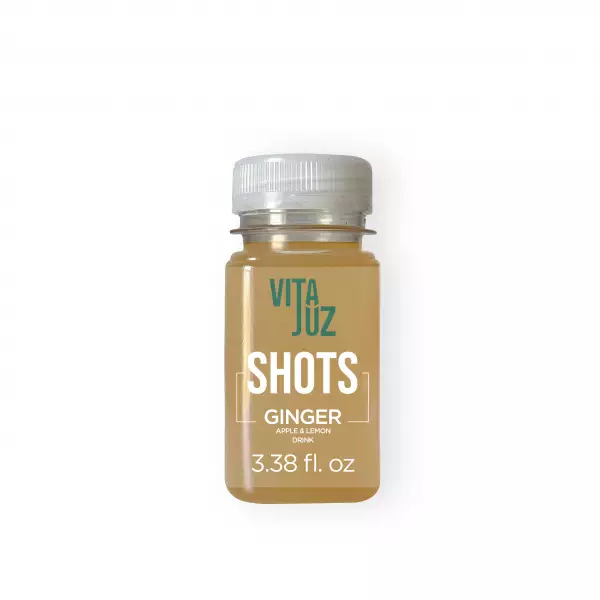 Vitajuz | Ginger, Apple and Lemon Shot  | 3.4 oz E.