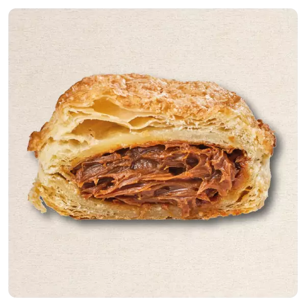 Yummy Puffies | Puff Pastry Stuff With Dulce De Leche (Arequipe) Raw  | E.