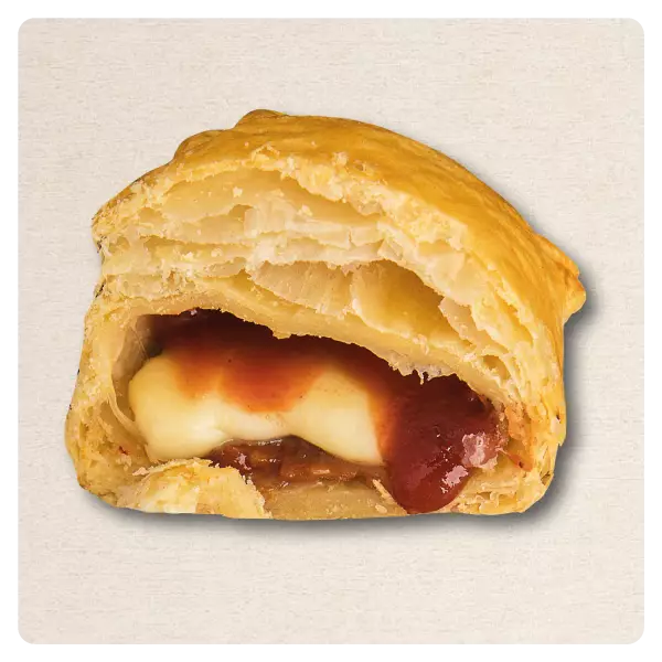 Yummy Puffies | Puff Pastry Stuffed with guava & cheese | E.