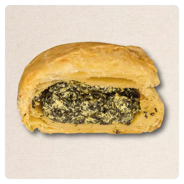 Yummy Puffies | Puff Pastry Stuffed With Spinach and Ricotta Raw | E.