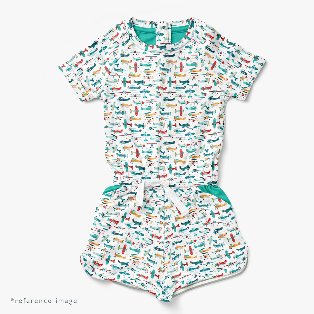 Cotton Jersey Airplanes
