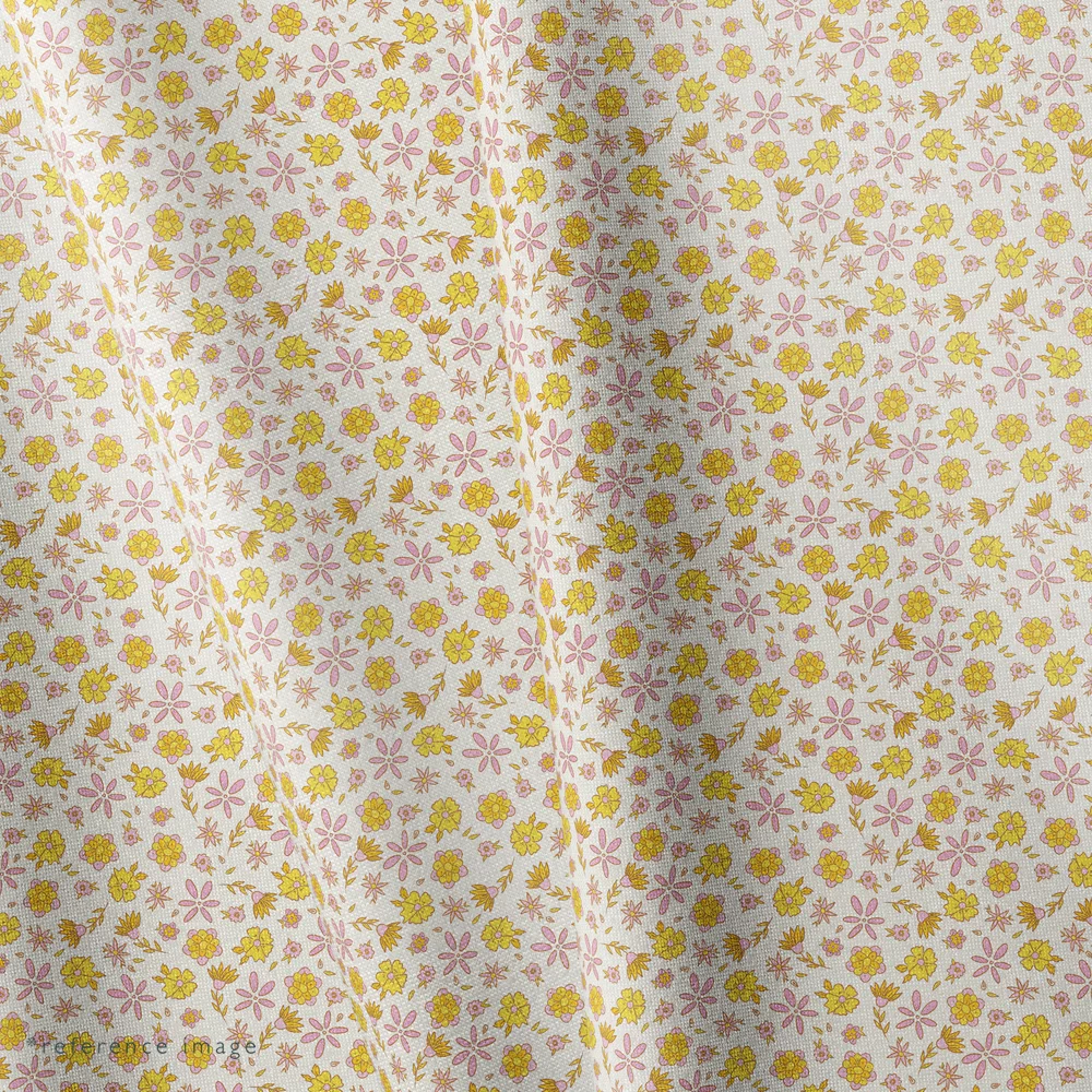 Cotton Jersey Autumn Flowers
