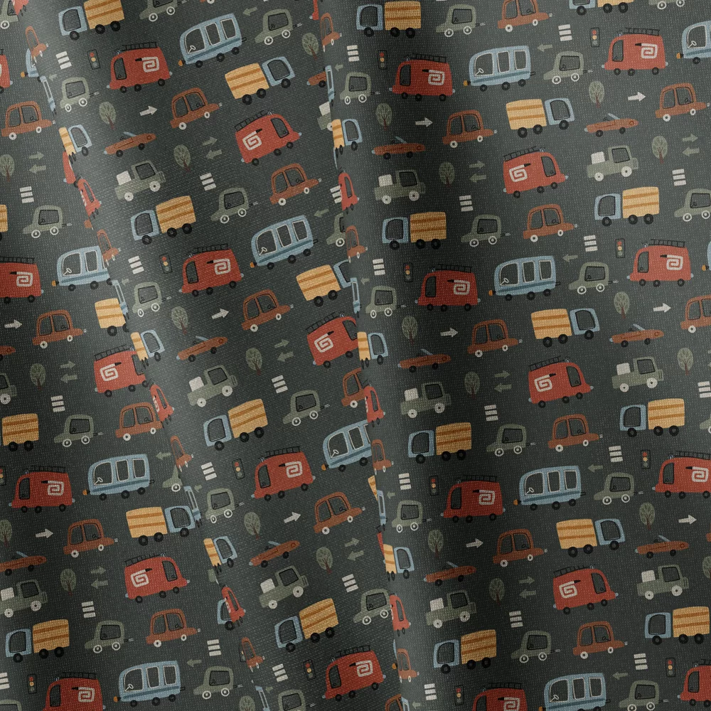 Cotton Jersey Beep Beep Olive Big
