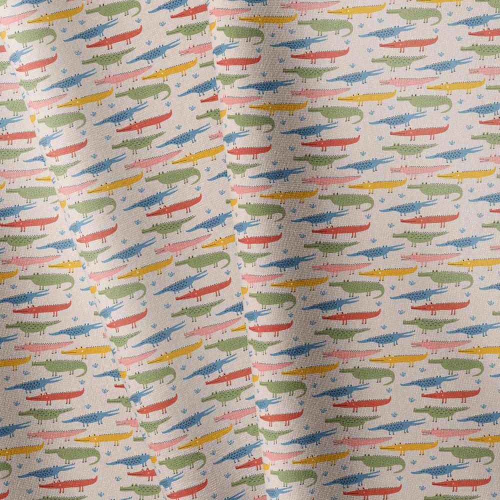 Cotton Jersey Cocodriles