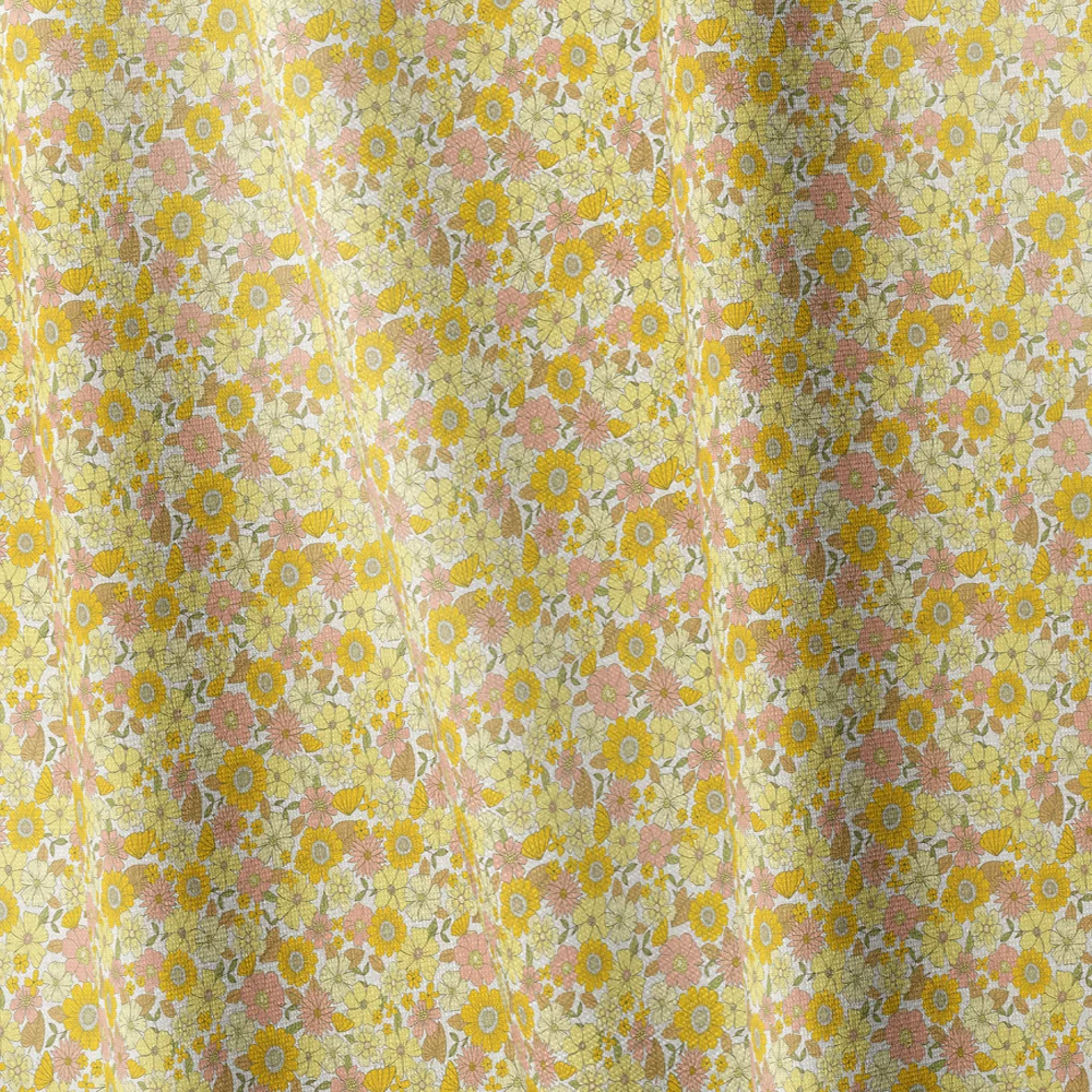 Cotton Jersey Colors Big Flowers