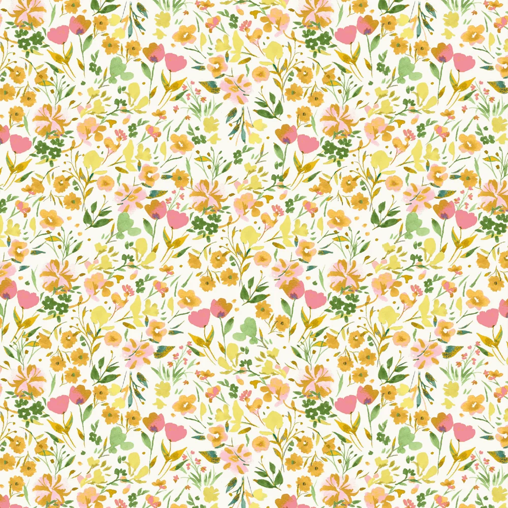 Cotton Jersey Colors Little Flowers