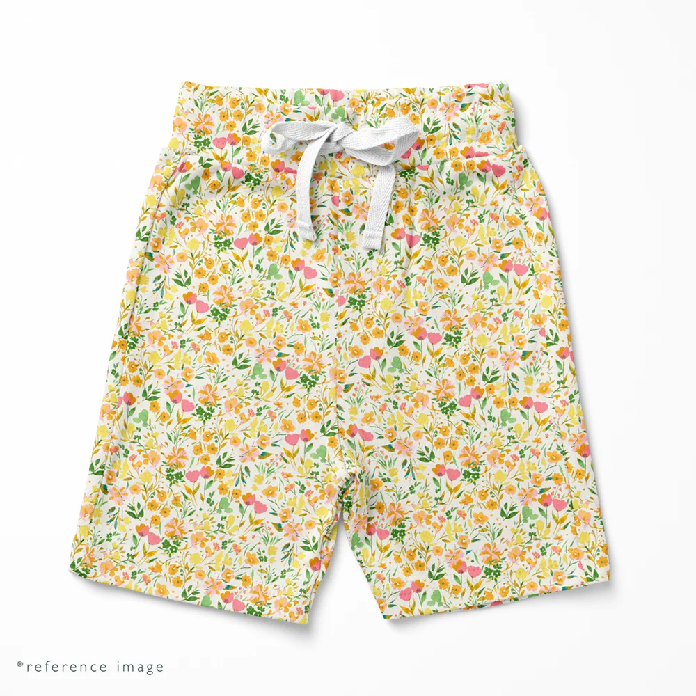 Cotton Jersey Colors Little Flowers