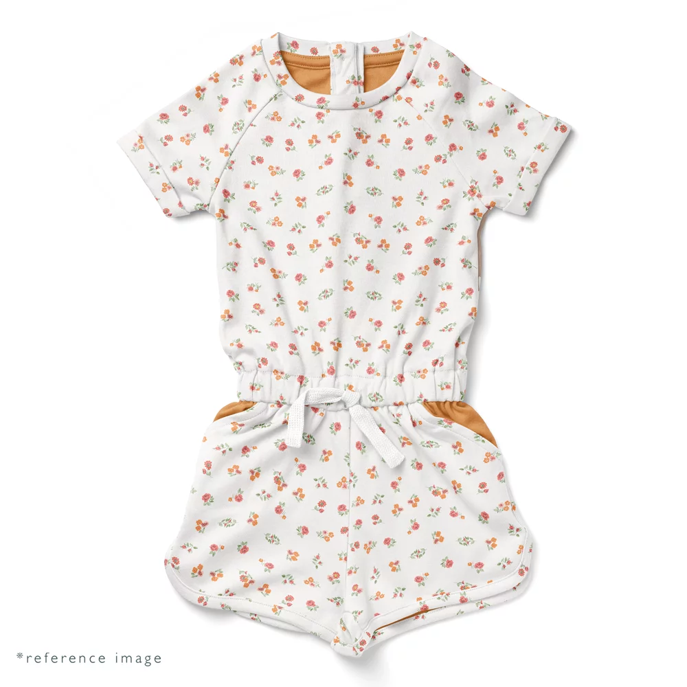 Cotton Jersey Coral Roses