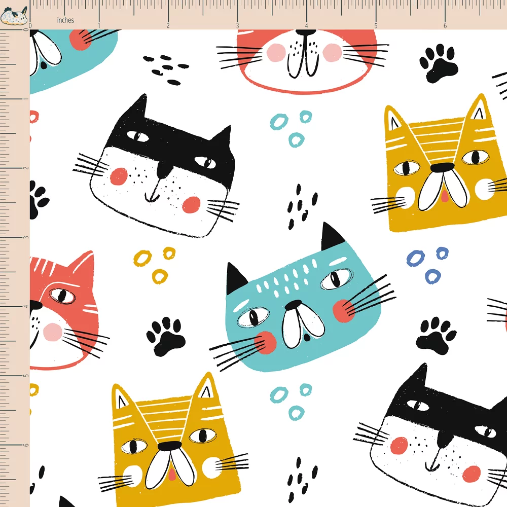 Cotton Jersey Dogs And Cats 102