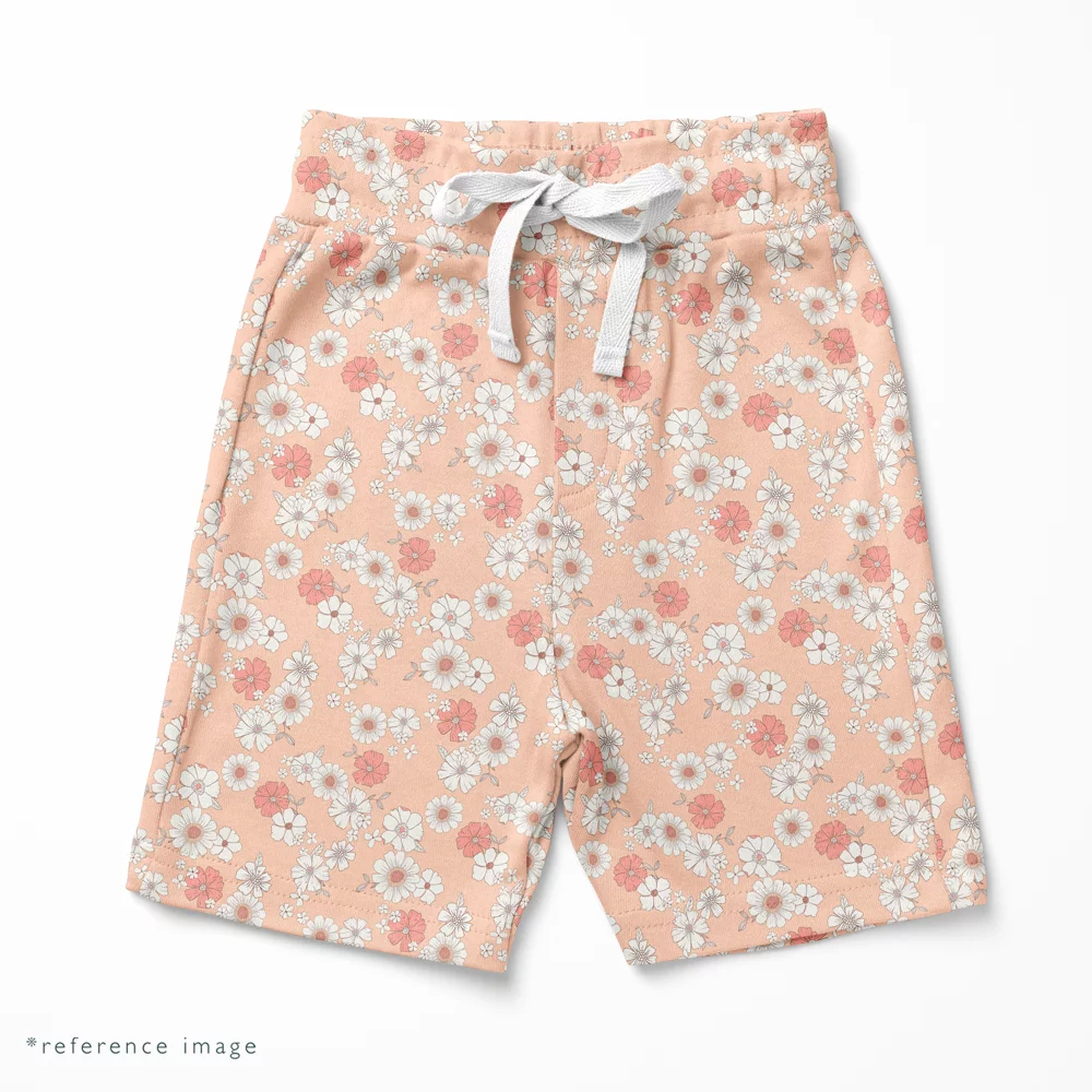 Cotton Jersey Flying Flowers