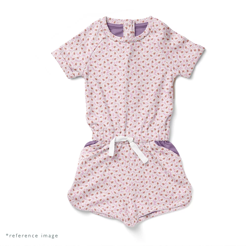 Cotton Jersey Happy Flowers