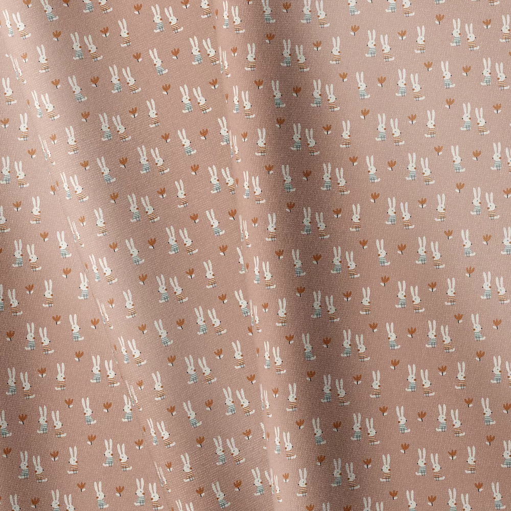 Cotton Jersey Pattern Bunnies 2