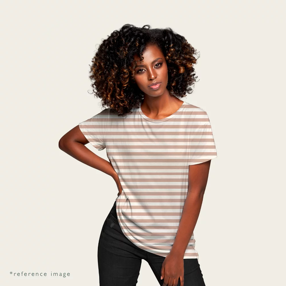 Cotton Jersey Pattern Stripe 2